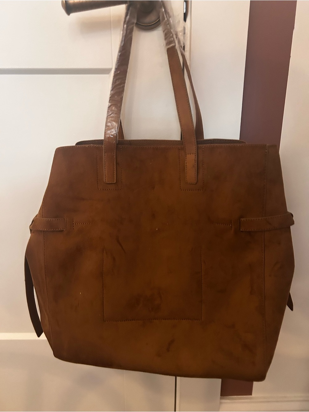 Banana Republic Vegan Leather Tie-Side Tote
